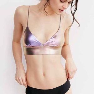 Urban outfitters metallic bralette